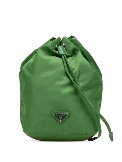 Pre-owned Prada 2000-2013 Tessuto Drawstring Pouch
