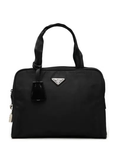 Pre-owned Prada 2000-2013 Tessuto Handbag In Black