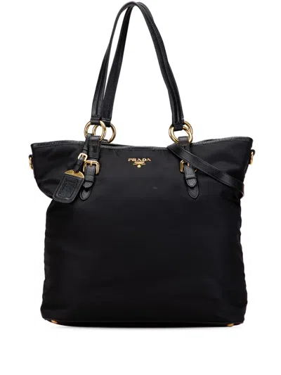 Pre-owned Prada 2000-2013 Tessuto Satchel In Black
