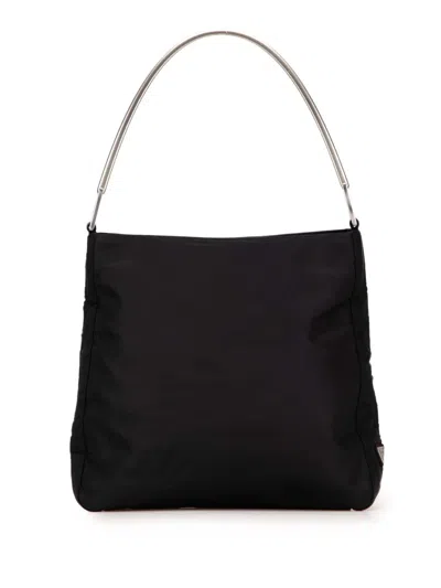 Pre-owned Prada 2000-2013 Tessuto Shoulder Bag In Black