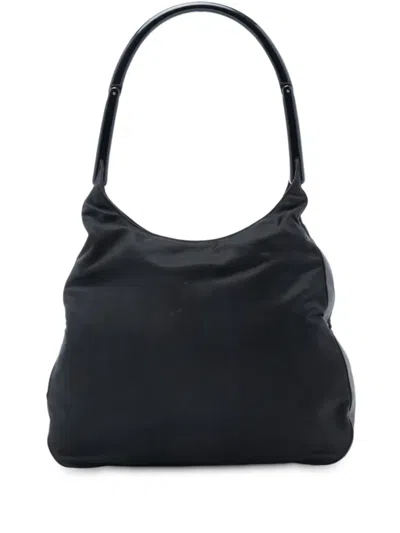 Pre-owned Prada 2000-2013 Tessuto Shoulder Bag In Black
