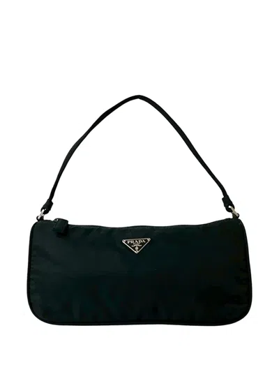 Pre-owned Prada 2000-2013 Tessuto Shoulder Bag In Black
