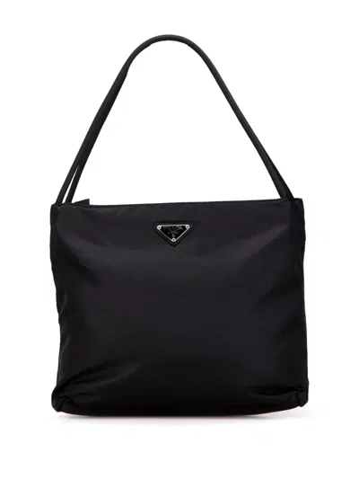 Pre-owned Prada 2000-2013 Tessuto Tote Bag In Black