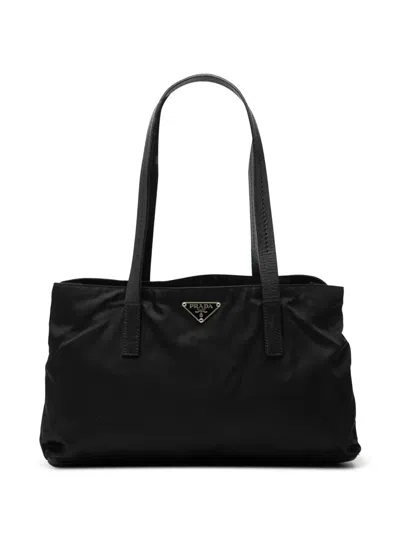 Pre-owned Prada 2000-2013 Tessuto Tote Bag In Black