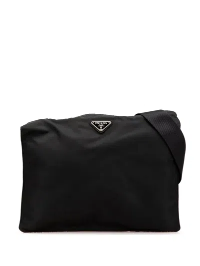 Pre-owned Prada 2000-2013 Tessuto Zip Top Crossbody Bag