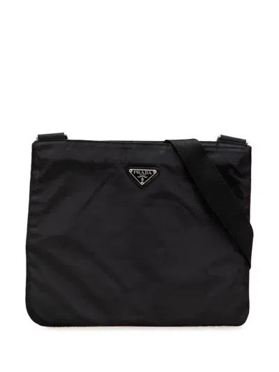 Pre-owned Prada 2000-2013 Tessuto Zip Top Crossbody Bag