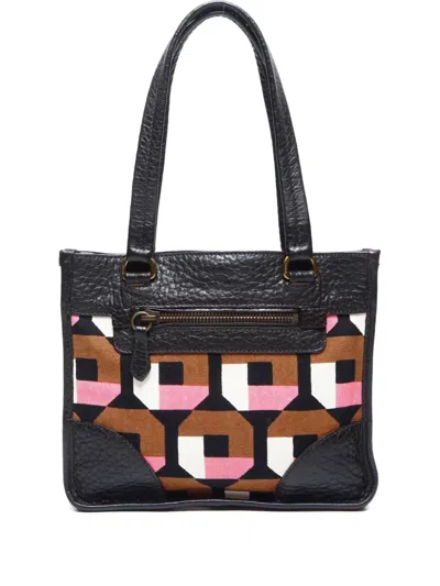 Pre-owned Prada 2000-2015 Canvas Handbag In Black