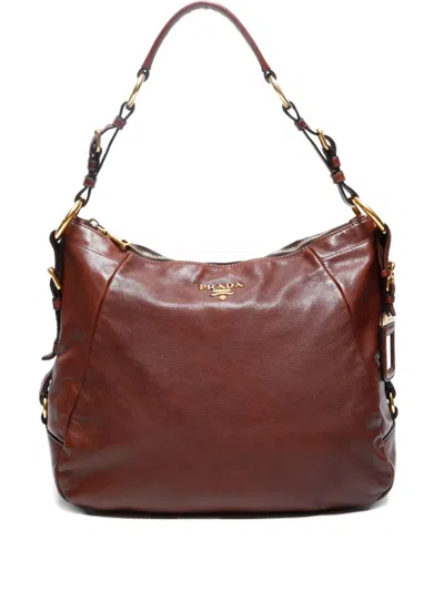 Pre-owned Prada 2000-2015 Leather Shoulder Bag