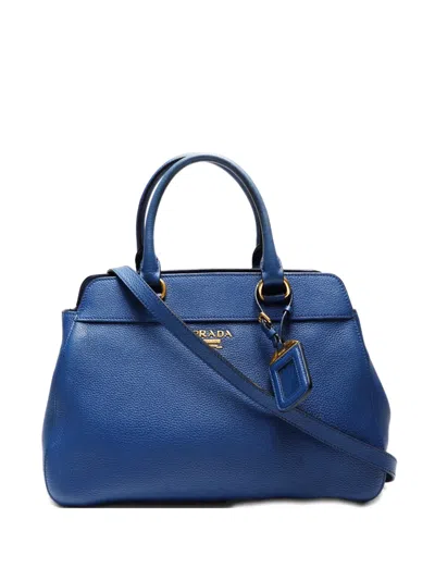 Pre-owned Prada 2000-2020 2way Handbag In Blue
