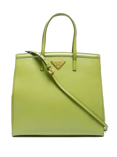 Pre-owned Prada 2000-2020 Triangle-logo Handbag