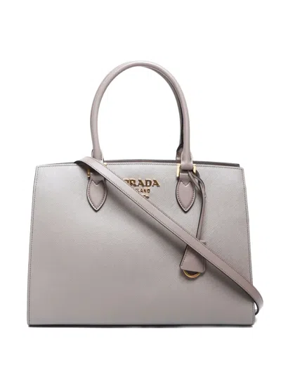 Pre-owned Prada 2000-2020s Logo-lettering Tote Bag