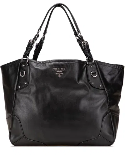 Pre-owned Prada 2000-2025 Soft Calf Tote Bag