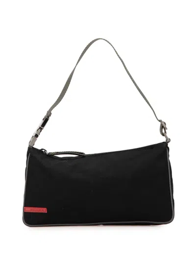Pre-owned Prada 2000-2025 Tessuto Sport Shoulder Bag In Black