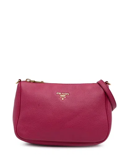 Pre-owned Prada 2000-2025 Vitello Daino Shoulder Bag
