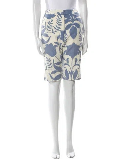 Pre-owned Prada 2000's Knee-length Shorts In Blue