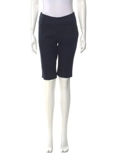 Pre-owned Prada 2000's Knee-length Shorts In Blue
