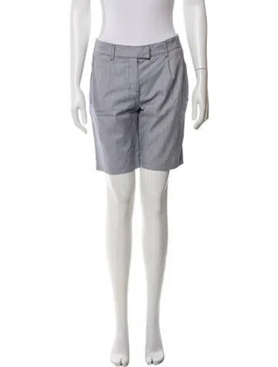 Pre-owned Prada 2000's Mini Shorts In Grey