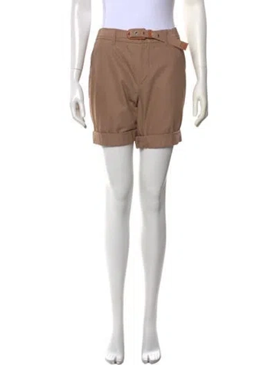 Pre-owned Prada 2000's Mini Shorts In Neutral