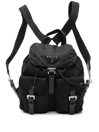 Pre-owned Prada 2000-2013 Tessuto Backpack In Black