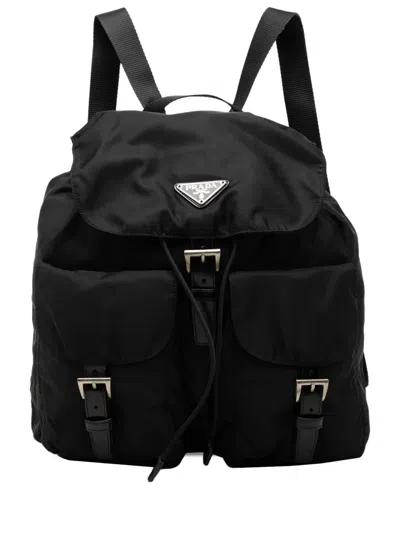 Pre-owned Prada 2000-2013 Tessuto Backpack In Black