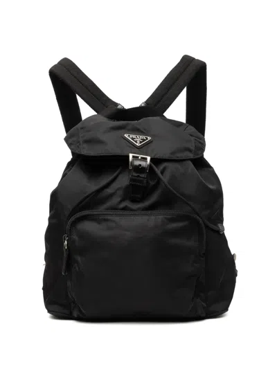 Pre-owned Prada 2000-2013 Tessuto Backpack In Black