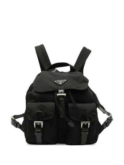 Pre-owned Prada 2000-2013 Tessuto Backpack In Black
