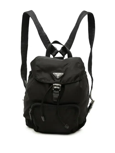 Pre-owned Prada 2000-2013 Tessuto Backpack In Black