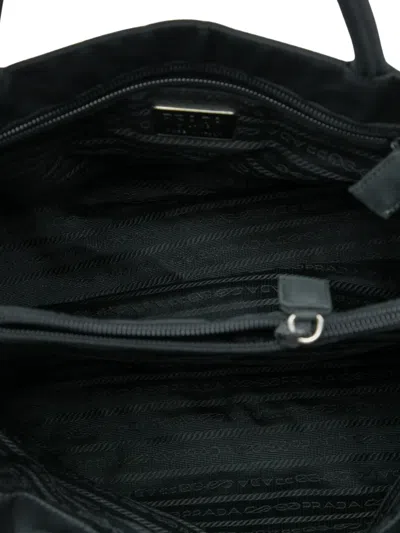 Pre-owned Prada 2000-2013 Tessuto City Tote Bag In Black
