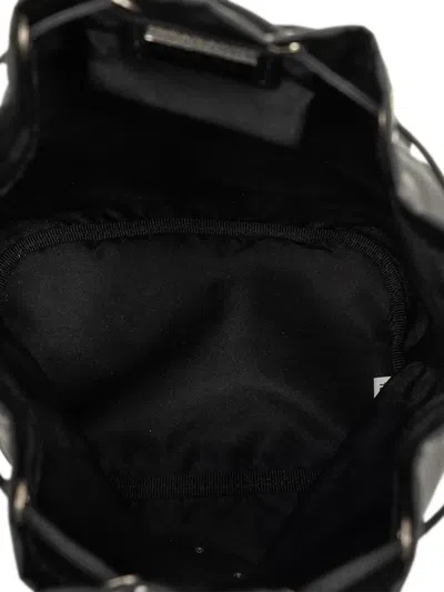 Pre-owned Prada 2000-2013 Tessuto Drawstring Pouch In Black