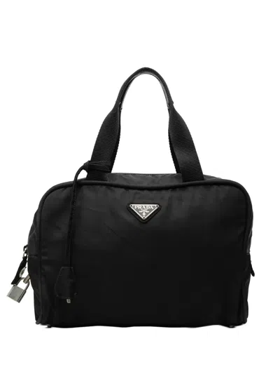 Pre-owned Prada 2000-2013 Tessuto Handbag In Black