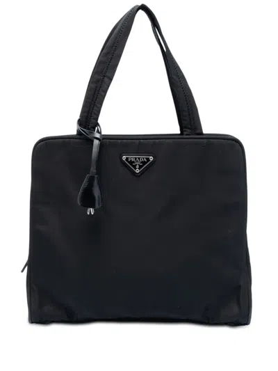 Pre-owned Prada 2000-2013 Tessuto Handbag In Black