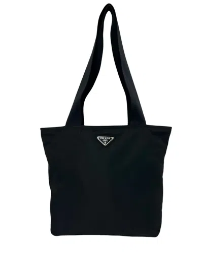 Pre-owned Prada 2000-2013 Tessuto Tote Bag In Black