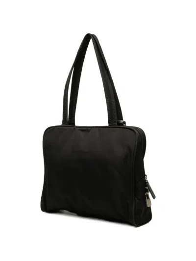 Pre-owned Prada 2000-2013 Tessuto Tote Bag In Black