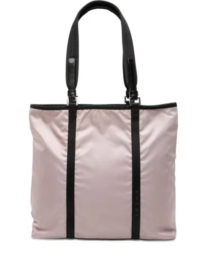 Pre-owned Prada 2000-2015 Tessuto Tote Bag In Pink