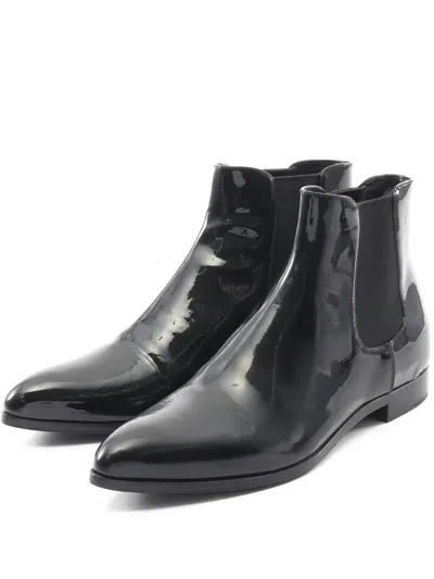 Pre-owned Prada 2000s Black Chelsea Boots