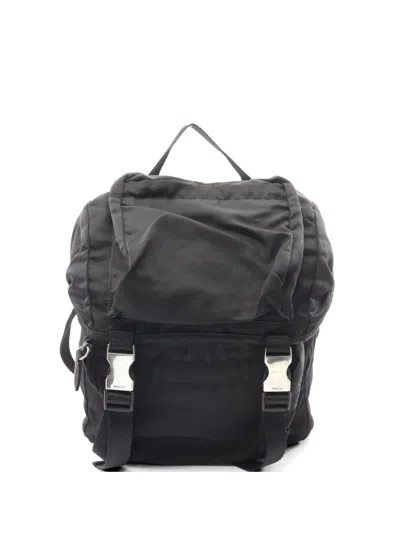 Pre-owned Prada 2000s Buckle-fastening Backpack