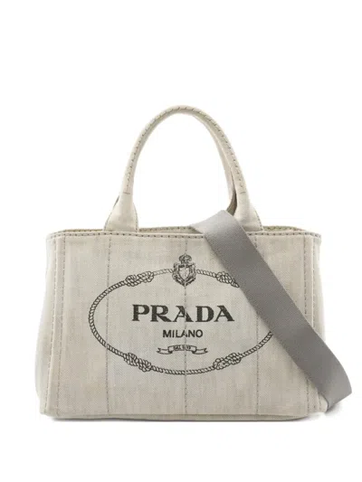 Pre-owned Prada 2000s Canapa Tote Bag