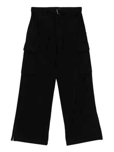 Pre-owned Prada 2000s Cargo-pocket Trousers In Black