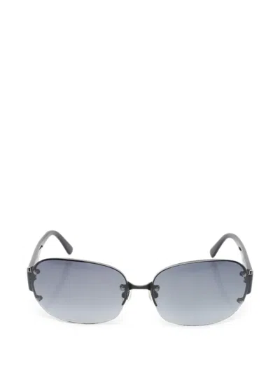 Pre-owned Prada 2000s Gradient Sunglasses In Black