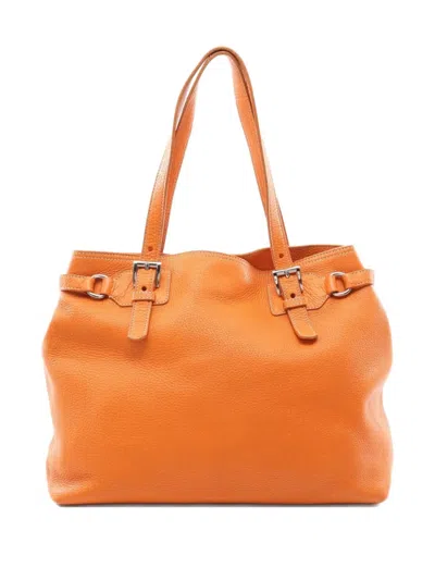 Pre-owned Prada 2000s Leather Tote Bag