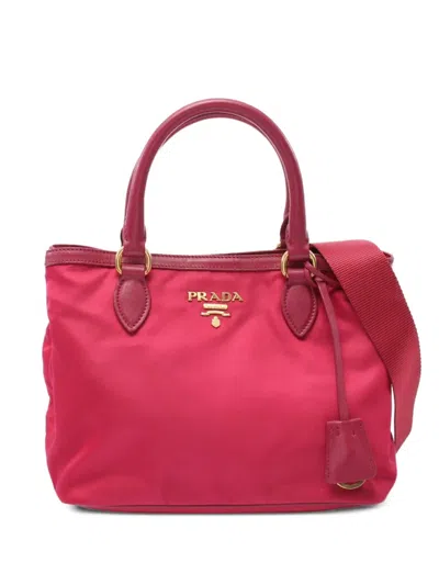 Pre-owned Prada 2000s Logo-lettering Tote Bag