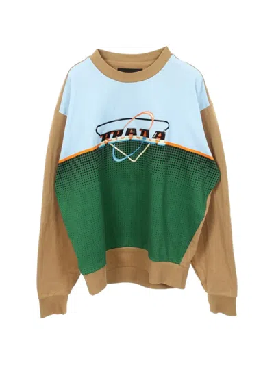 Pre-owned Prada 2000s Logo-print Sweater In Neutral