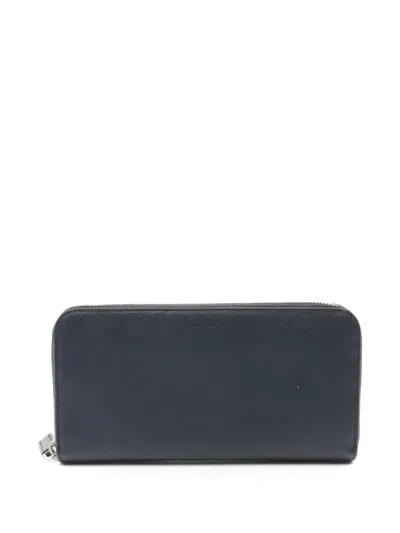 Pre-owned Prada 2000s Long Wallet In Blue