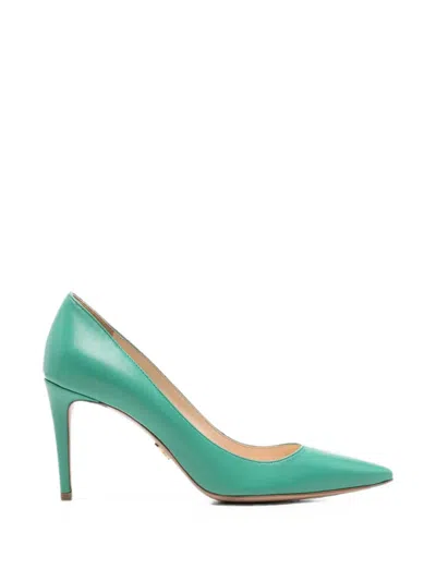 Pre-owned Prada 2000s Pointed-toe Pumps In Green