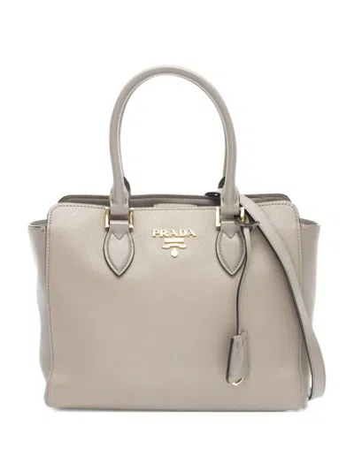 Pre-owned Prada 2000s Saffiano-leather Tote Bag