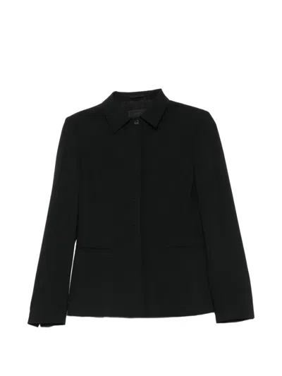 Pre-owned Prada 2000s Single-breasted Jacket In Black