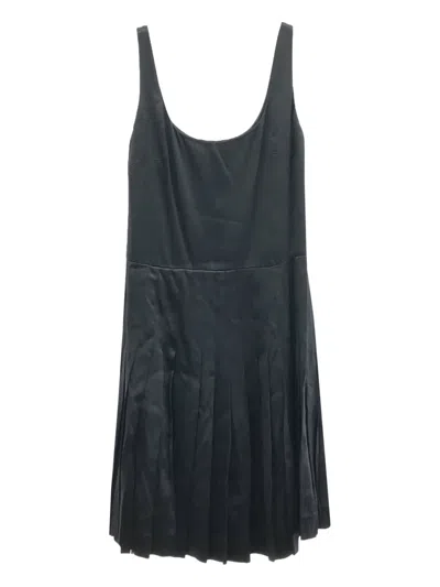 Pre-owned Prada 2000s Sleeveless Dress In Black