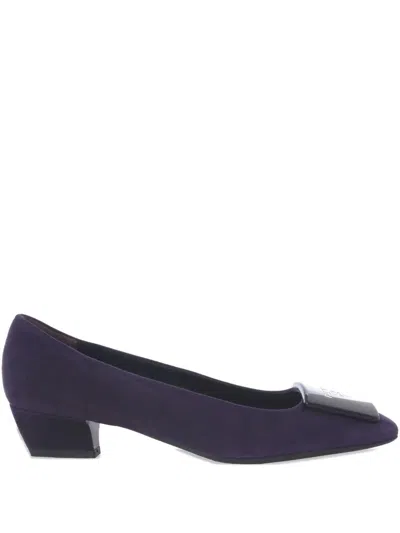 Pre-owned Prada 2000s Suede Low-heel Pumps