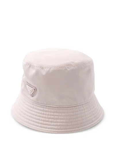 Pre-owned Prada 2000s Triangle-logo Bucket Hat