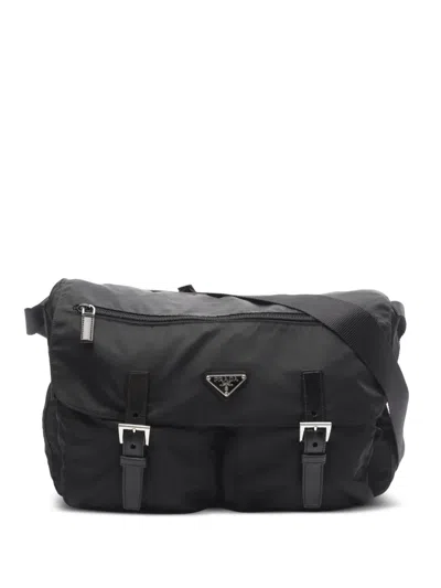 Pre-owned Prada 2000s Vela Sport Shoulder Bag In Black